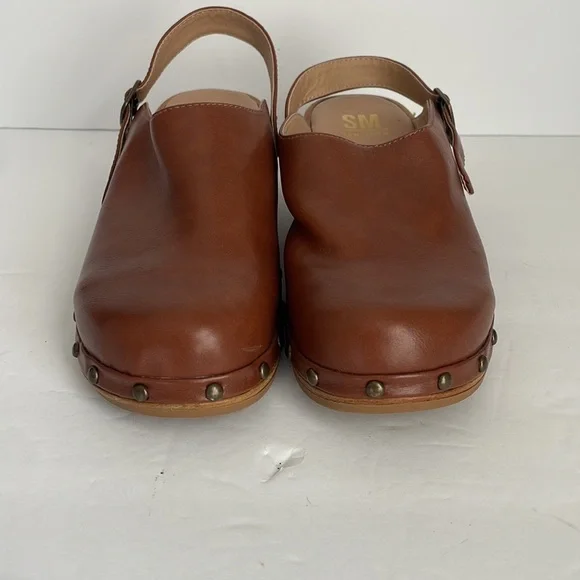 SM New York Women’s Clogs Camel 9 - Picture 3 of 10